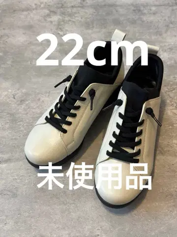 [ 미사용품 ] Monet 모네 스니커즈 가죽 22cm 작은 사이즈