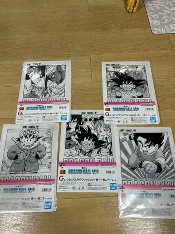 제일복권 드래곤볼 40th ~그 첫 번째~ G상 클리어 파일 세트