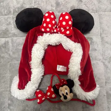 미니 마우스 귀 달린 빨간 모자