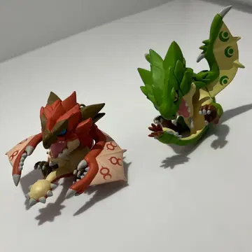 몬스터 헌터 후리후리 마스코트 키체인 리오 레우스 & 리오 레이아