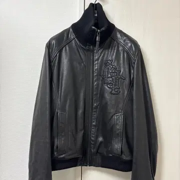 Just Cavalli 블랙 가죽 자켓