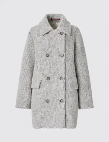 울 트위드 미들 코트 (콩트와르 데코토니에)