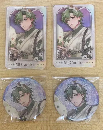 NU:카니발 카라테츠 캔뱃지 카드 올리빈