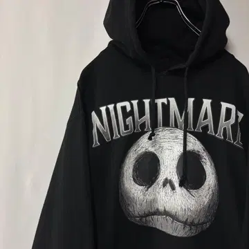 나이트메어 포어 크리스마스 후드 맨투맨 L 사이즈 잭 스켈링턴