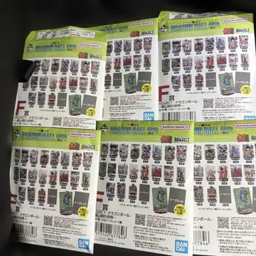 드래곤볼 아크릴 스탠드 6개 세트