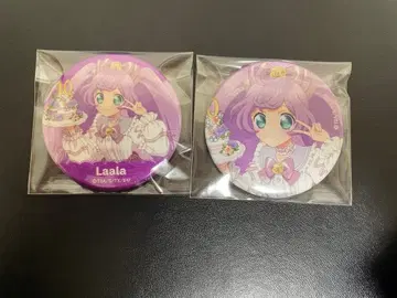 라라 캔뱃지 2개 세트 꽃 축제