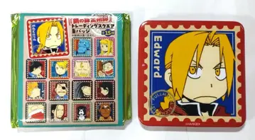 강철의 연금술사 트레이딩 스퀘어 캔뱃지 에드워드