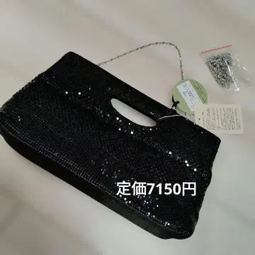 새상품 NOCTILUCA 결혼식 3way 2차 모임 파티 백 블랙