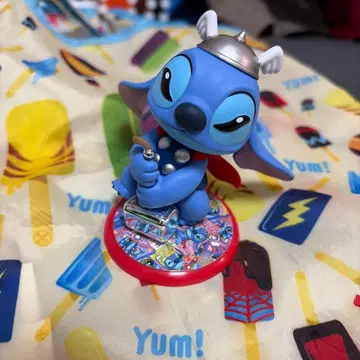 스티치 피규어 마블 콜라보