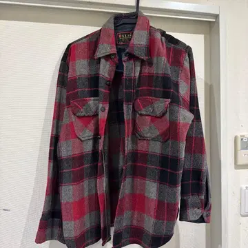 HALIK 플란넬 셔츠 빨간색/블랙/그레이