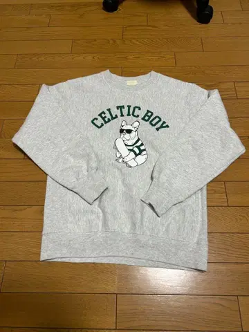 Celtic Boy 프린트 맨투맨 그레이 M