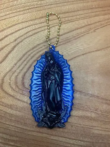 성모 마리아 아크릴 키링 파란색