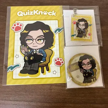 QuizKnock 가와무라 타쿠야 엽서 아크릴 키링 캔뱃지