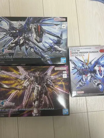 HG 마이티 스트라이크 프리덤 & 라이징 프리덤