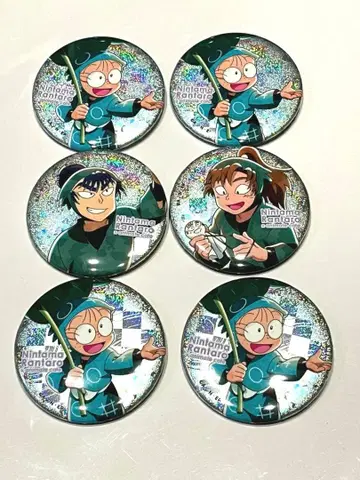 닌타마 란타로 애니카페 매실 장마철 홀로그램 캔뱃지 식만 선법사 란타로