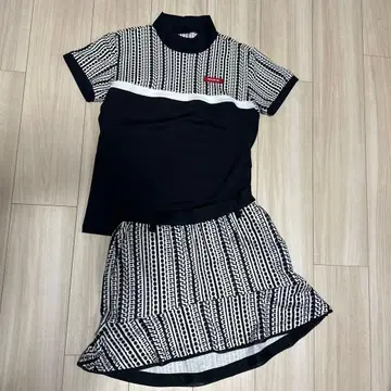 스포츠 웨어 여성용 세트 블랙 화이트