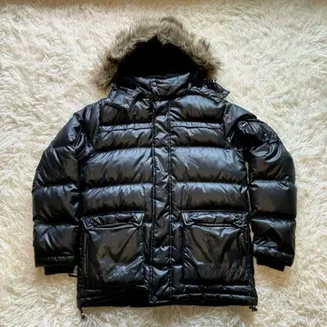 Y2K 퍼 다운 자켓 시크 스타일 페어리 그런지 갸루 남자 N2B