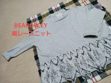 BEARDSLEY 비어즐리 밑단 레이스 니트
