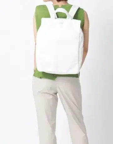 zucca 출퇴근 통학에 매우 편리한 화이트 백팩