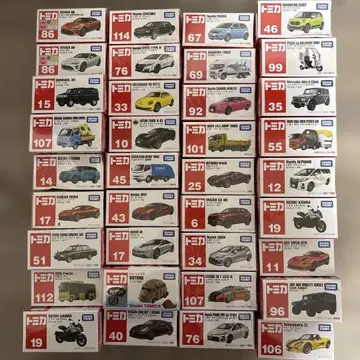 토미카 미사용 새상품 36대