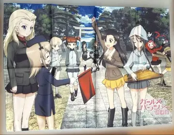 걸즈 앤 판처 극장판 애니메이션 재팬 한정판 천 포스터 영화