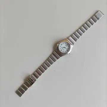 CASIO 전파 솔라 손목시계 실버