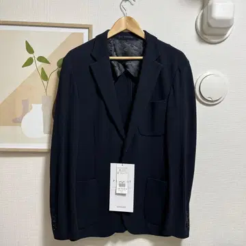 미사용 새상품 LOVELESS 네이비 테일러드 자켓 L