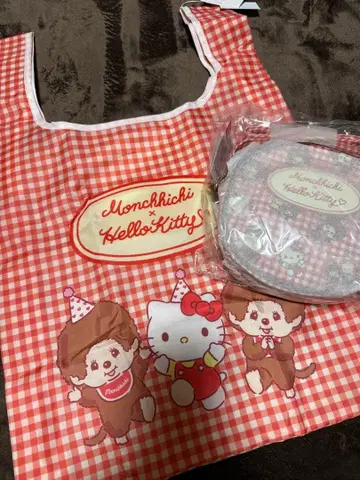 몬치치와 키티 콜라보 에코백과 숄더백 세트