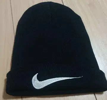 나이키 블랙 니트 모자 빈티지
