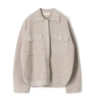 새상품급 투모로우랜드 니트 포켓터블 블루종 브라운