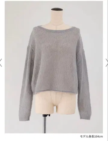 FORME 히가시하라 아키 시어 모헤어 니트 [ 새상품 ]