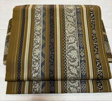 하카타 오리 만들기 오비 간이 오비 순수 실크 후쿠로 오비 이중 북