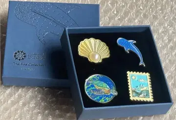 카타르 해양 생물 디자인 핀 배지