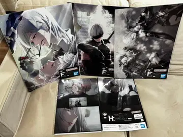 니어 오토마타 제일복권 F상 포스터 H상 클리어 파일 세트