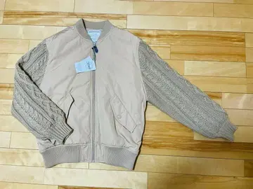 [ 미사용 ] RODEO CROWNS 아우터 블루종 니트 소매 여성용 M