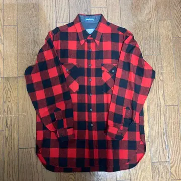 Pendleton 레드/블랙 체크 XL