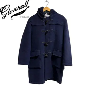 Gloverall 네이비 더플 코트 영국제 겨울 코디
