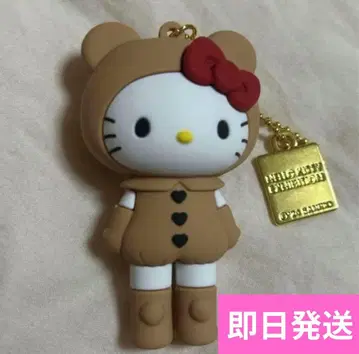 헬로키티전 시크릿 마스코트 참 A 곰 수트 새상품 교토