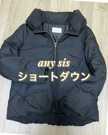 [ 중고 ] any sis 숏 다운 블랙 (사이즈 2)