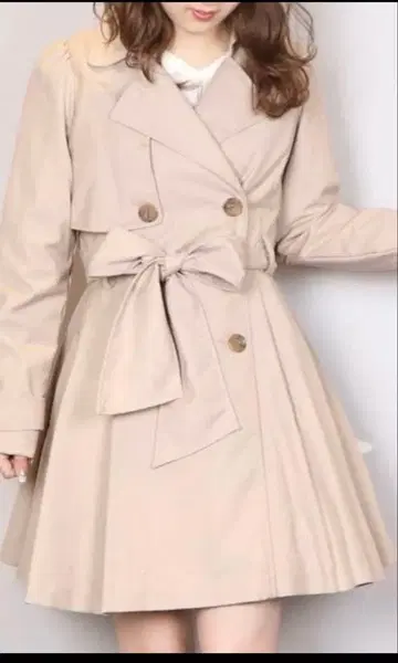dazzlin 드레스 트렌치코트 트렌치