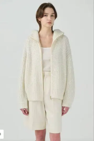 Grace Class 그레이스 클래스 스팽글 니트 블루종