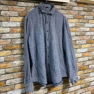 45R 긴팔 셔츠 블루 사이즈 5