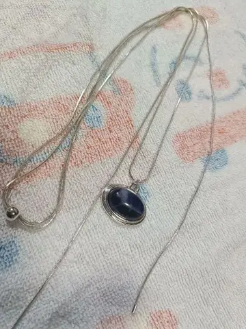 지나시스 eL +ONE 목걸이 네이비