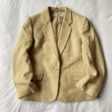 [ 에바돈나 ] 테일러드 자켓 싱글 안감 부착 모혼방 L