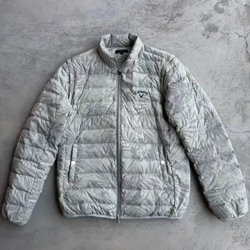 새상품급 3L 빅 사이즈 Callaway 다운 리프 무늬 2WAY 베스트