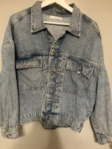 add COLOR 라이트 블루 데님 자켓