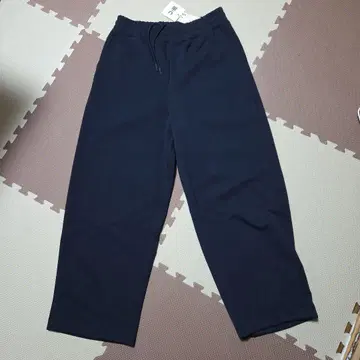 UNIQLO 맨투맨 와이드 팬츠 네이비