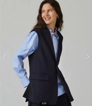 TOMORROWLAND 스트레치 포플린 라펠 칼라 라지 길레