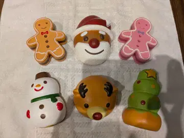 마더 가든 크리스마스 한정판 스퀴즈 세트 전 6종 산타 트리