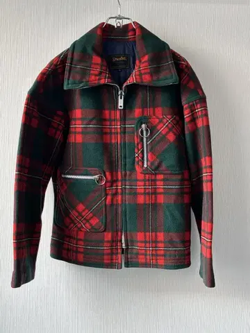 80s90s SPALDING 체크 무늬 담요 자켓